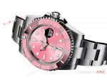 High Quality Replica Pink Rolex Submariner Pink Face Pink Ceramic Bezel Special Edition